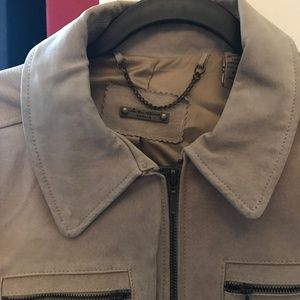 i.e. Relaxed Petite Leather Suede Jacket